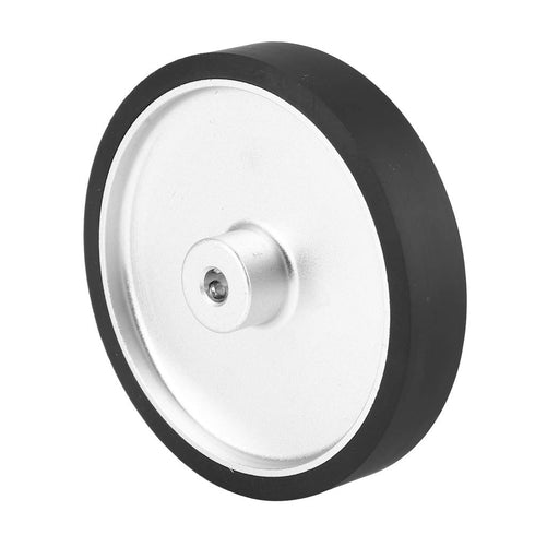 Encoder Meter Wheel, 250mm Aluminum Alloy Rubber, Industrial Measurement Wheel for Rotary Encoders