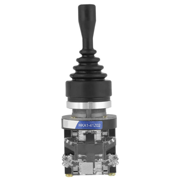 1pc Joystick Switch, 2 NO Bidirectional Reset HKA1-41Z02 2-Position Return Momentary Joy Stick