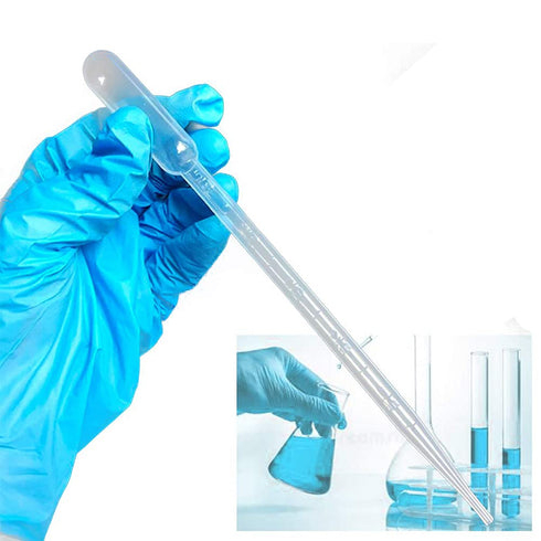 Yesallwas Plastic Pippets Dropper 1ml 100Pcs, Large Pipette Dropper for Lab Measuring and Distributing Liquid