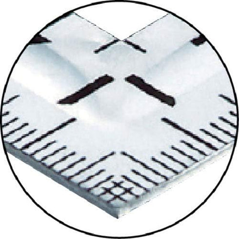 Shinwa Sokutei 12130 Curved Scale, Small, Stainless Steel with Grooves, 11.8 x 5.9 inches (30 x 15 cm)