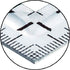Shinwa Sokutei 12130 Curved Scale, Small, Stainless Steel with Grooves, 11.8 x 5.9 inches (30 x 15 cm)