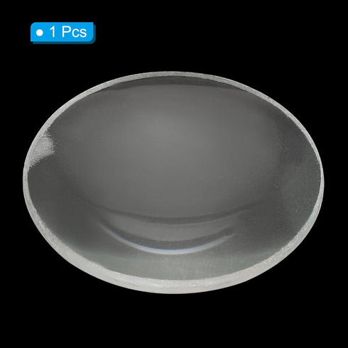 PATIKIL 2" (50mm) Focal Length Double Convex Lens, 30mm Diameter 5mm Height Glass for Physics Experiment, Clear