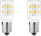 E14 LED Light Bulbs, European Base Refrigerator Bulb, 120V Daylight White 6000K, Non Dimmable, Pack of 2