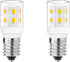 E14 LED Light Bulbs, European Base Refrigerator Bulb, 120V Daylight White 6000K, Non Dimmable, Pack of 2
