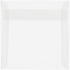 JAM PAPER 6 x 6 Square Translucent Vellum Invitation Envelopes - Clear, 50/Pack