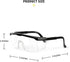 PACIFIC PPE 2 Pack Safety Glasses - Anti-fog, Scratch Resistant Clear Wraparound Lab Goggles with Adjustable Grips