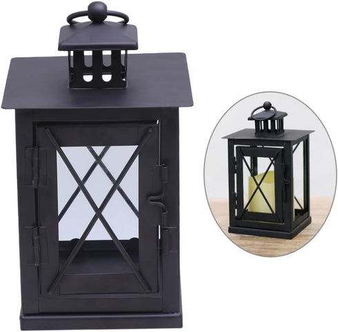 Vintage-Style Solar-Powered Floor Lamp - Windproof Light for Home & Bar