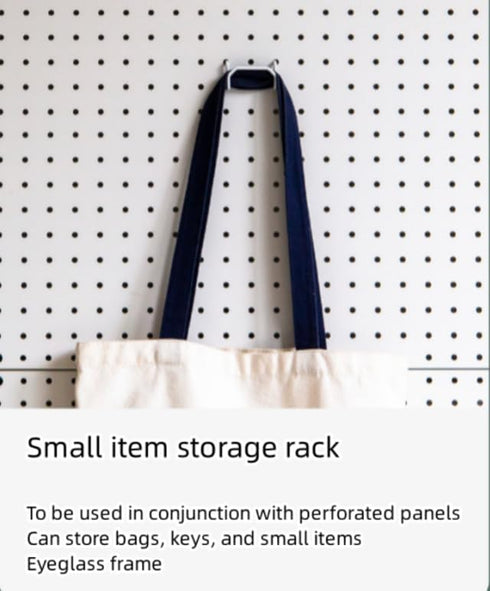 4 Sets Square Pegboard Bins with Hooks, Pegboard Tool Organizer for Office, Craft Box Organizer, Black