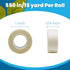 Blue Lake ECOLIFE Plastic Free Masking Tape Dispenser with 4 Rolls 3/4 in x 550 in Paper Tape, Tape Dispenser Desk for Masking, Labeling, Office Home School