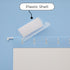 Y YOMA 12 Pack Plastic Hanging File Folder Tabs with Inserts, 1/5-Cut Adjustable Decorative Tab for Office Supplies,