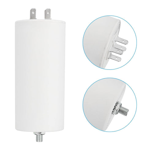PATIKIL 100uf CBB60 Run Capacitor, AC 250V 4 Pins for Washing Machine and Cleaning Machine Pump Motor