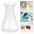 12pcs Flask Bottle Kit, Learning Mouth Supplies, Erlenmeyer Wide Triangular Bottles for Scientific Use