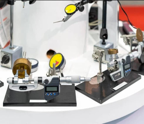 Inside Micrometer Set, Internal Diameter Gage Gauge Hole Bore 5-30mm Range, Accurate + Wrench + Calibration Ring