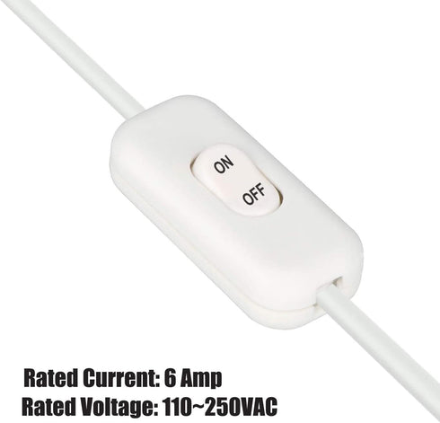 Inline Cord Switch - PLUSPOE 4-Pack On Off Button Control for Lamps and LED Lights