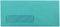 JAM PAPER #10 Business Colored Window Envelopes - 4 1/8 x 9 1/2 - Sea Blue Recycled - 50 Pack
