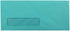 JAM PAPER #10 Business Colored Window Envelopes - 4 1/8 x 9 1/2 - Sea Blue Recycled - 50 Pack