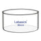 Crystallizing Dish, No Spout Flat Bottom High Borosilicate Glass for Crystallization, 80 mm, 100 ml