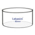 Crystallizing Dish, No Spout Flat Bottom High Borosilicate Glass for Crystallization, 80 mm, 100 ml