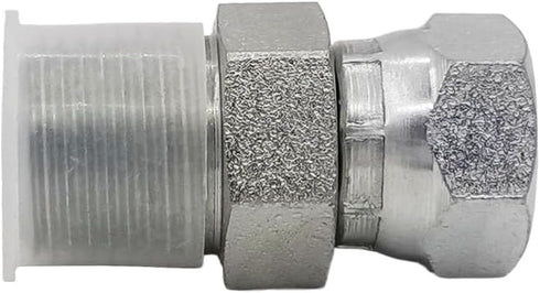 (2-PACK) 1404-06-04 Hydraulic Hose Adapter Fitting 3/8" Male to 1/4" Female Swivel