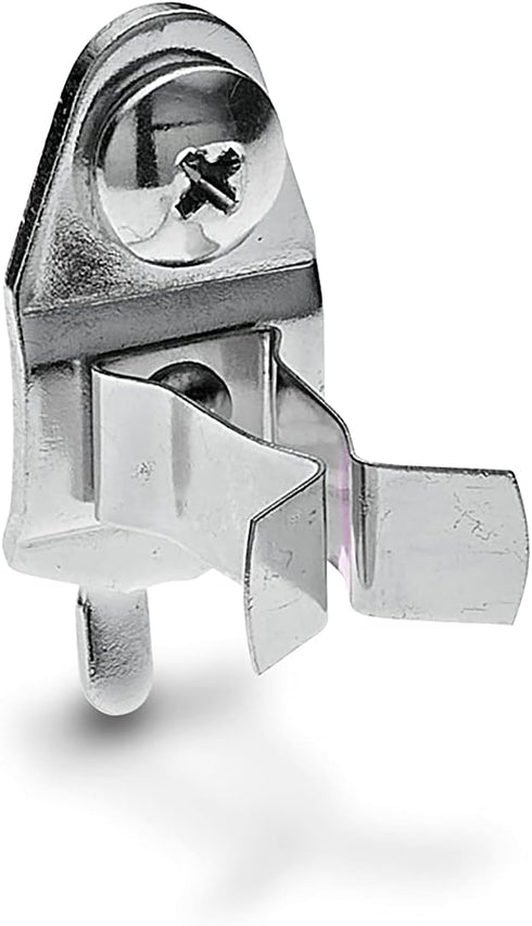 Triton Products Spring Clip Pegboard Hook, 7/8", Pack of 10, Chromate Dipped Steel for 1/8" and 1/4" Pegboards