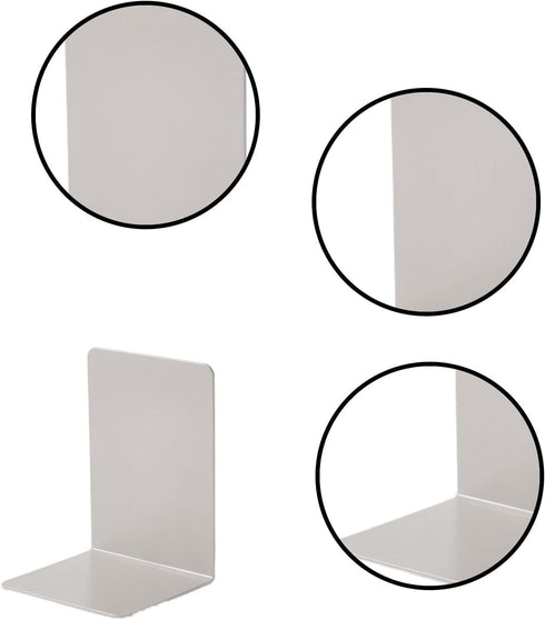 Syyavrrta Metal Bookends for Desk - Stylish Desk Organizers for Home Office and Study Room