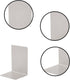Syyavrrta Metal Bookends for Desk - Stylish Desk Organizers for Home Office and Study Room