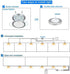 Set 6, Dimmable Counter Closet, (6Pack,White) LED Puck Lights, of White | Under Cabinet Lighting, Led Under Lighting