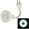 AllAboutAdapters Motion-Activated LED Night Light for AC Outlet Plug-in White