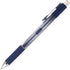 TUL Gel Pens, Retractable, Fine Point, 0.5 mm, Gray Barrel, Blue Ink, Pack Of 12 by TUL