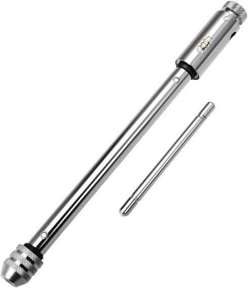 uxcell Adjustable Ratchet Tap Wrench T-Handle, for Metric M5-M12 Thread Taps, 295mm Body