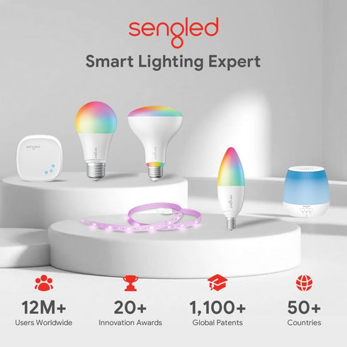 Sengled A19 E26 Bulb, 60W 800 1 Count Smart LED Color Changing Light Equivalent, Works with Alexa, Google Assistant