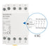 Baomain Normally Closed AC Contactor, 63A 4 Pole Universal Circuit Control, 35mm DIN Rail Mount