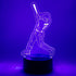 EXIGENT 3D Illuminated Baseball Lamp with Acrylic Design - Night Light