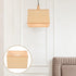 GLEAVI Rustic Woven Pendant Light Lampshade Lightweight Ceiling Lamp Cover for Living Bedroom Office Protective Rustic