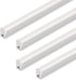 4-Pack LED Shop Lights 4FT, 20W, 6500K 2200LM, T5 Linkable Utility Fixtures