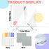 LED Note Board with Colors, 2024 New Glowing Acrylic Message Marker Board, Light up Dry Erase Board with Stand (7.9 *