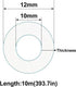 ECYC Ltd 32.8 10mm 12mm Feet Transparent Flexible Silicone Tubing, Soft Food Grade Silicone Tubes High Temperature Pure