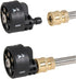 RecDec Nozzle 1/4 inch 6 1 Nozzles Cordless Pressure Washer Spray Tips with Quick Connect in Adjustable for Cordless