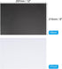 PATIKIL Self Adhesive Dry Erase Board Paper, 6 Pcs 12" x 8" Peel and Stick Whiteboard for Fridge, Office, Wall