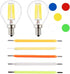 Edison Bulb LED Filament Lamp Parts, DC3V DC12V LED Chip Incandescent Light LED Bead Light Accessories Diodes for Repair LED Bulb Tubt(Warm Light) LED Bulbs LED Chip Spdd LED Edison Bulbs by Calsgkspray