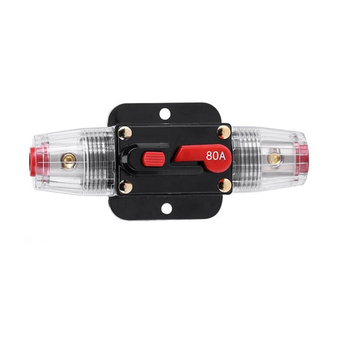 STETION 80 Amp Resettable Fuse Circuit Breaker for Car Audio System, 12-24V DC