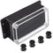 Junction Box IP65 Waterproof ABS Plastic Electrical Project Case with Clear Cover, Fixed Ear 6.22x3.54x2.36 inch (158 x