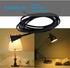 Replacement Power Cord Pigtail 18AWG 2 Prong 6FT Flat Shape 2 Wire Supply Cord with 110V Polarized Plug