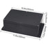 Zulkit Junction Box ABS Plastic Dustproof Waterproof IP65 Universal Electrical Boxes Project Enclosure with Fixed Ear Black 10.4 x 7.2 x 3.7 Inch (263 x 182 x 95 mm) (Pack of 1)