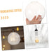 PRETYZOOM Clear Glass Globe Pendant Light Shade Dual Opening Chandelier Replacement Cover for Wall Sconces Easy Access