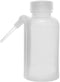 EISCO Wash Bottle, 250ml, Polyethylene, Translucent, Unbreakable, Screw Cap with Down Spout