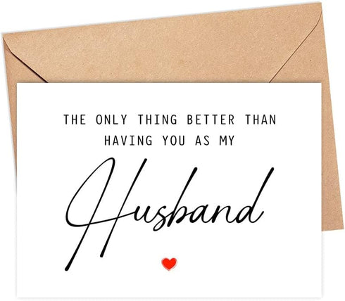 DiandDesignGift The Only Thing Better Than Having You As My Husband ...Is Our