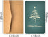YangQian 3Pcs Christmas Cards with Envelopes Blank Inside Merry Christmas Gift Card Money Holders Christmas Greeting