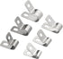 XINGYHENG 90pcs Stainless Steel R-Type Cable Clamps Fastener Assortment Kit 3.2-9mm Metal Cable Clamps for Wire Tube Plastic Wire Cord Clip Fixer Wire Management