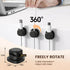 Generic 8-Pack 360 Magnetic Rotating Cable Clips for Desk No-Residue Strong Adhesive Cord Organizer, no More Falling